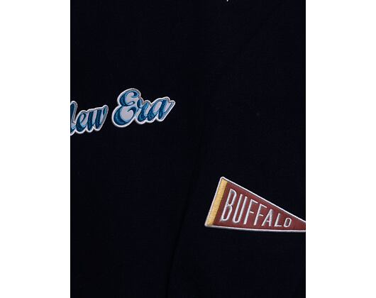 Bunda New Era Heritage Patch Varsity Jacket Navy / Off White