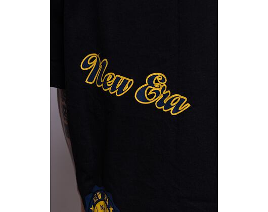 Triko New Era Heritage Patch Jersey Black / Off White