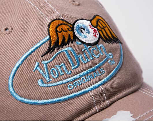 Kšiltovka Von Dutch Dadcap Houston Beige