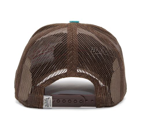 Kšiltovka Von Dutch Trucker Skara Teal/Brown