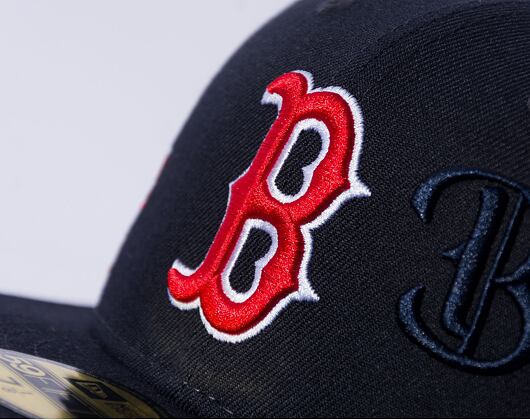 Kšiltovka New Era 59FIFTY MLB Script 5 Boston Red Sox Navy / Red