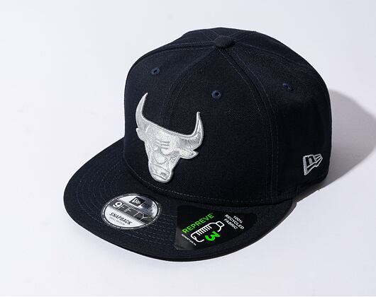 Kšiltovka New Era 9FIFTY NBA Repreve Chicago Bulls Navy / Gray