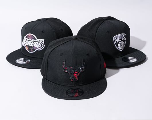 Kšiltovka New Era 9FIFTY NBA Print Infill Chicago Bulls Black