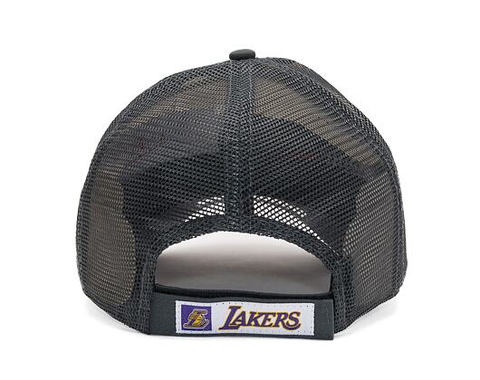 Kšiltovka New Era 9FORTY Trucker NBA Home Field Los Angeles Lakers Graphite