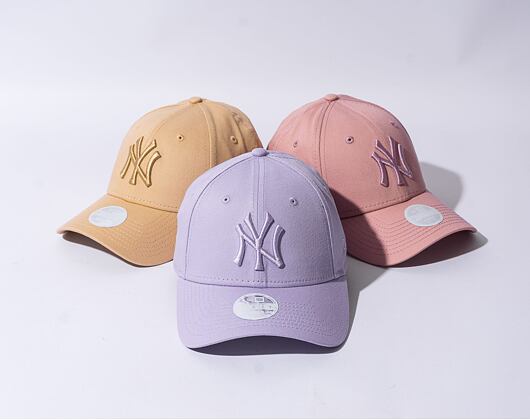 Dámská kšiltovka New Era 9FORTY Womens MLB League Essential New York Yankees Lavender