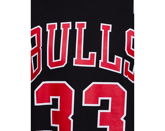 Triko Mitchell & Ness NBA N&N Tee Chicago Bulls Black