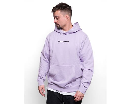 Mikina Helly Hansen CORE GRAPHIC SWEAT HOODIE 699 LILATE