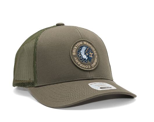 Kšiltovka Brixton Rival Stamp X MP Mesh Cap Olive / Surplus Olive / Surplus