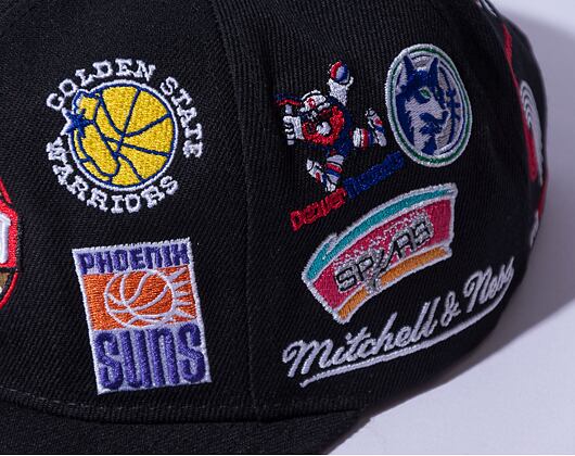 Kšiltovka Mitchell & Ness ALL OVER CONFERENCE DEADSTOCK HWC West Black