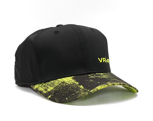 Kšiltovka New Era 9FIFTY Stretch-Snap All-Over-Print VR46 Black / Upright Yellow