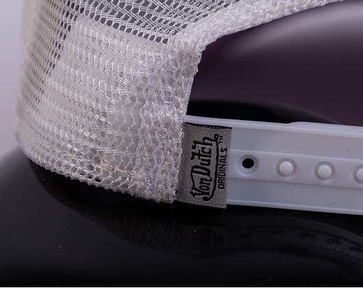 Kšiltovka Von Dutch Trucker Boston Lilac/White