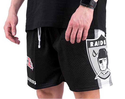 Kraťasy Mitchell & Ness NFL M&N CITY COLLECTION MESH SHORT RAIDERS Black
