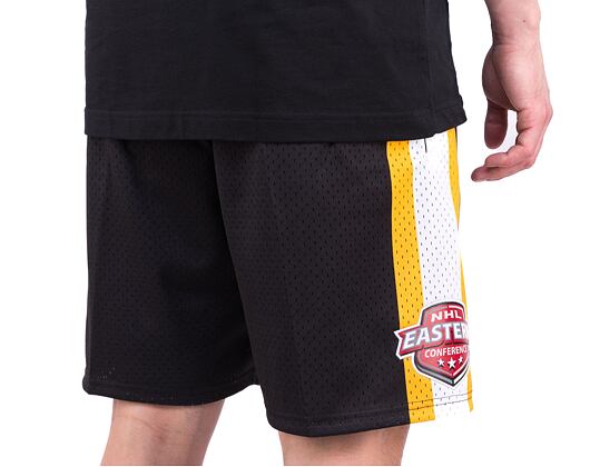 Kraťasy Mitchell & Ness NHL M&N CITY COLLECTION MESH SHORT BRUINS Black