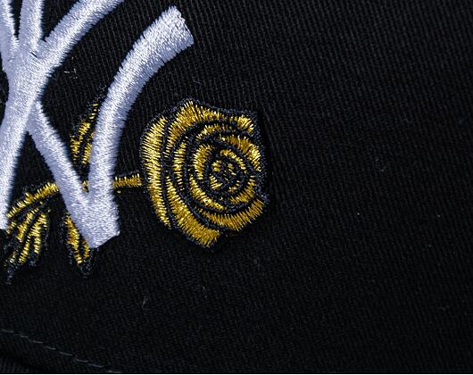 Dámská kšiltovka New Era 9FORTY Womens MLB Floral Metallic New York Yankees Black