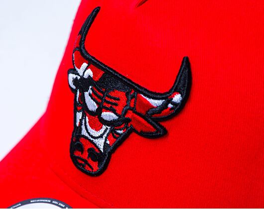 Kšiltovka New Era 9FORTY A-Frame Trucker NBA Team Camo Infill Chicago Bulls Red