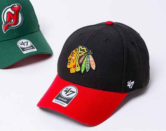 Kšiltovka '47 Brand NHL Chicago Blackhawks Sure Shot TT Snapback MVP Black