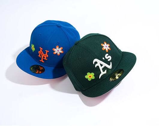 Kšiltovka New Era 59FIFTY MLB Floral Oakland Athletics Dark Green