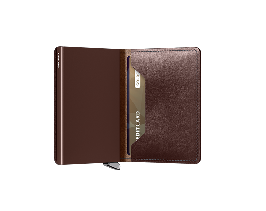 Secrid Premium Slimwallet Dusk Dark Brown