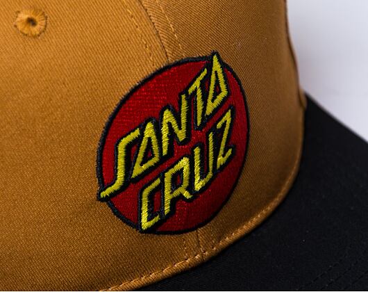 Kšiltovka Santa Cruz Classic Dot Snapback Parchment/Black