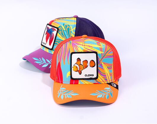 Kšiltovka Goorin - Public Anemone Trucker - Orange