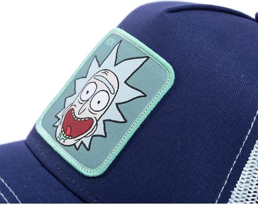 Kšiltovka Capslab Rick and Morty - Rick Trucker Blue