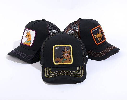 Kšiltovka Capslab - Trucker Scooby-Doo - Scary Scooby v.2 Trucker Black