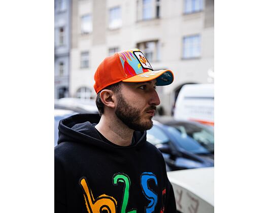 Kšiltovka Goorin - Public Anemone Trucker - Orange