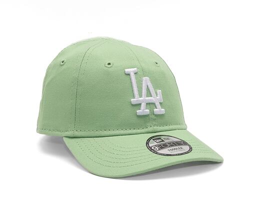 Dětská Kšiltovka New Era 9FORTY Kids MLB League Essential Los Angeles Dodgers Bright Green / White