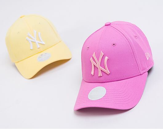 Dámská Kšiltovka New Era 9FORTY Womens MLB League Essential New York Yankees Wild Rose Pink / Light 