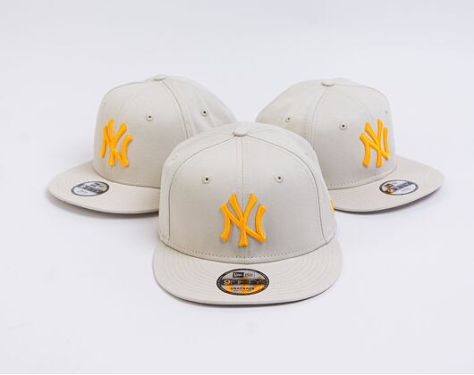 Kšiltovka New Era 9FIFTY MLB League Essential New York Yankees Stone / Papaya