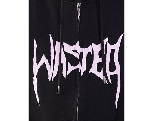 Mikina Wasted Paris Zip Crypt - Black