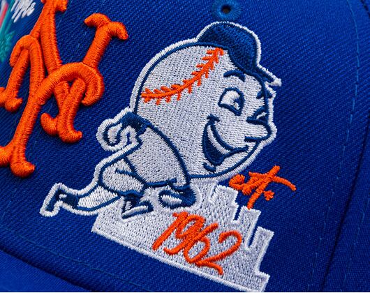 Kšiltovka Adam Wave New Era 59FIFTY MLB Authentic Performance New York Mets Fitted Team Color