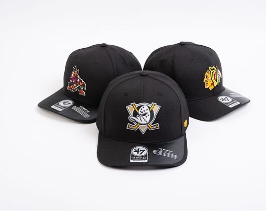 Kšiltovka '47 Brand NHL Anaheim Ducks Cold Zone '47 MVP DP Black