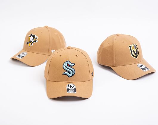 Kšiltovka '47 Brand NHL Seattle Kraken '47 MVP Snapback Camel