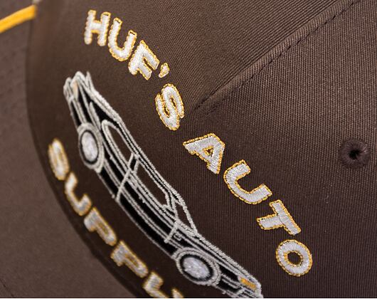 Kšiltovka HUFs Auto Supply Trucker Brown