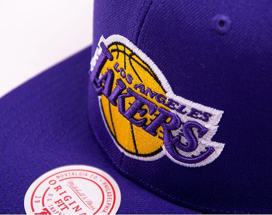 Kšiltovka Mitchell & Ness NBA Conference Patch Snapback Los Angeles Lakers Purple