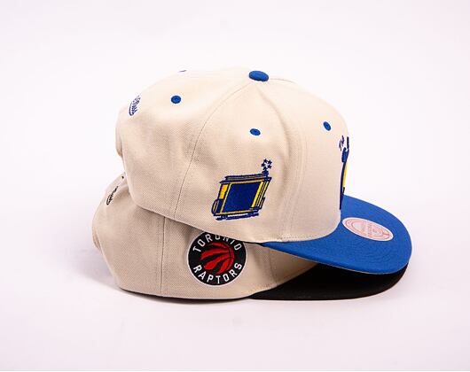 Kšiltovka Mitchell & Ness NBA Sail 2 Tone Snapback Hwc San Francisco Warriors Off White