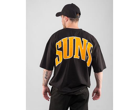 Triko New Era NBA Infill Logo Oversized Tee Phoenix Suns Black / New Orchid