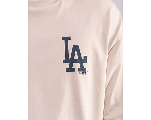 Triko New Era MLB Stadium Graphic Oversized Tee Los Angeles Dodgers Stone / Navy