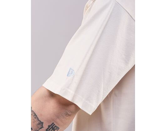 Triko New Era MLB Pastel Oversized Tee Chicago Cubs Off White / Pastel Blue
