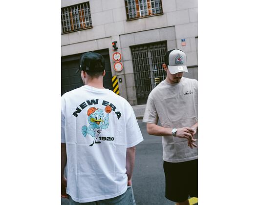 Triko New Era Character Graphic Oversized Tee Branded Stone / Black