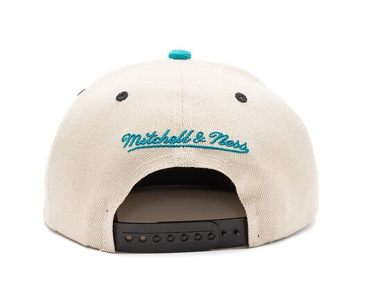 Kšiltovka Mitchell & Ness NHL Pop Panel Snapback San Jose Sharks Off White