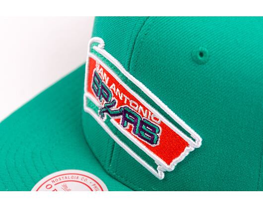 Kšiltovka Mitchell & Ness NBA Desert Green Snapback Hwc San Antonio Spurs Teal