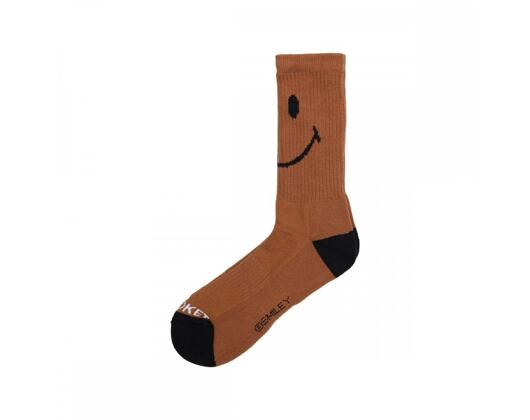 Ponožky Market Smiley Oversized Socks Rust