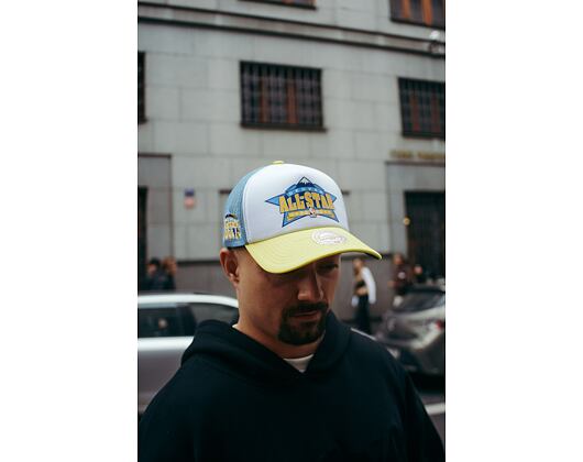 Kšiltovka Mitchell & Ness NBA Party Time Trucker Snapback Hwc Denver Nuggets White / Blue