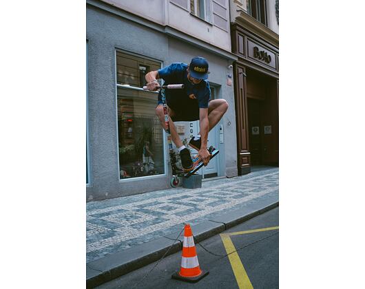 Kšiltovka ETNIES Corp Snapback Navy/Yellow