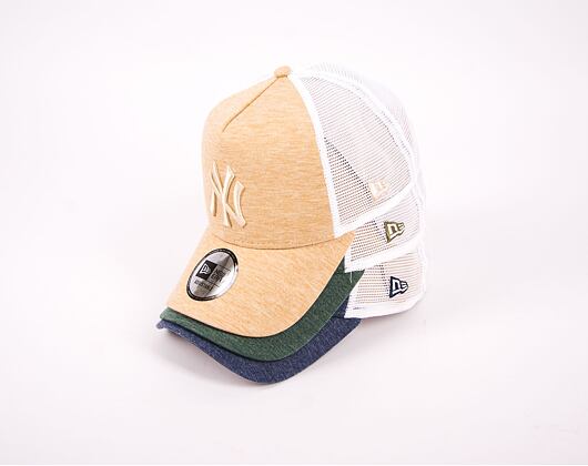 Kšiltovka New Era 9FORTY A-Frame Trucker MLB Jersey Essential Trucker New York Yankees New Olive