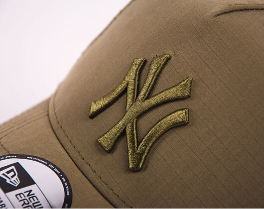 Kšiltovka New Era 9FORTY A-Frame Trucker MLB Tech Ripstop Trucker New York Yankees New Olive