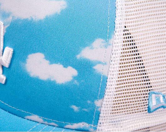 Kšiltovka New Era 9FORTY A-Frame Trucker MLB Cloud All Over Print Trucker Los Angeles Dodgers Pastel