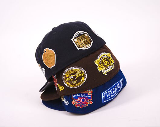 Kšiltovka New Era 59FIFTY MLB Coops Multi Patch San Diego Padres Team Color / Gold